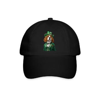 Beagle - Baseballkappe - Schwarz/Schwarz - Vorne