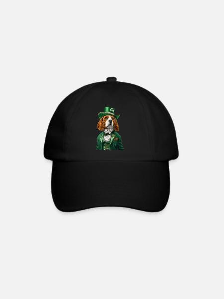 Beagle - Baseballkappe - Schwarz/Schwarz