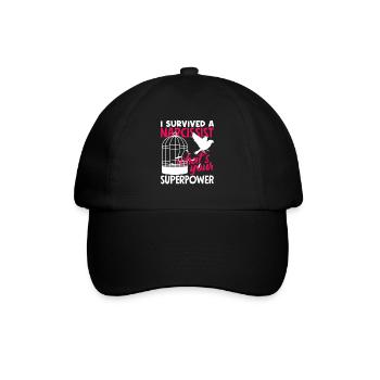 Ich Habe Eine Narzisstische Superpower-scheidung - Baseballkappe - Schwarz/Schwarz - Vorne