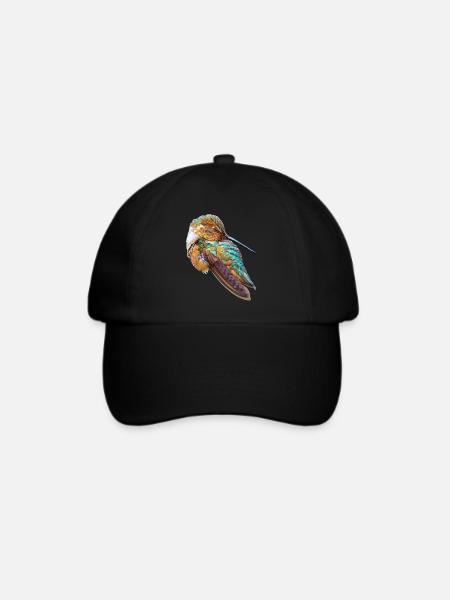 Kolibri - Baseballkappe - Schwarz/Schwarz