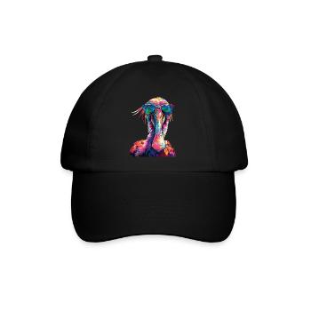 Löffler - Baseballkappe - Schwarz/Schwarz - Vorne