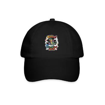 Schulkind 2025 Einschulung Schulanfang - Baseballkappe - Schwarz/Schwarz - Vorne