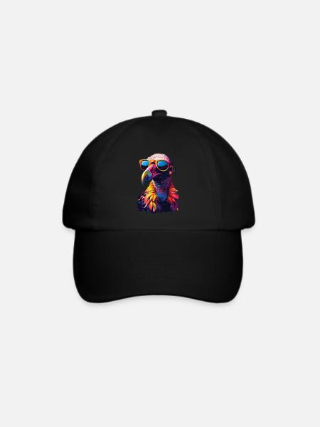 Geier - Baseballkappe - Schwarz/Schwarz