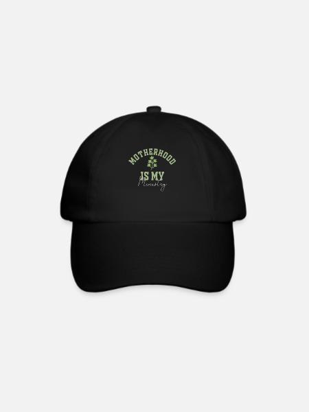 Mutterschaft ist mein Dienst - Baseballkappe - Schwarz/Schwarz