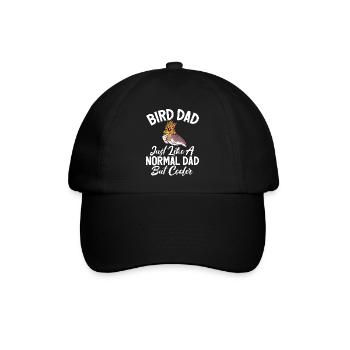 Cockatiel Gifts - Baseballkappe - Schwarz/Schwarz - Vorne
