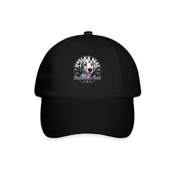 World's best Dalmatiner Dad Dalmatiner Dad - Baseballkappe - Schwarz/Schwarz - Vorne