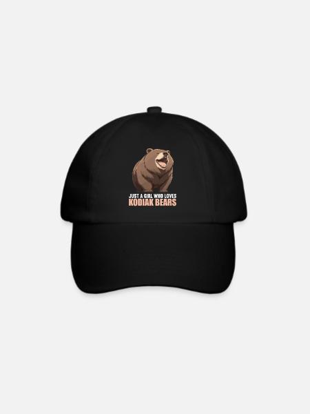 Kodiakbären Kodiakbär - Baseballkappe - Schwarz/Schwarz