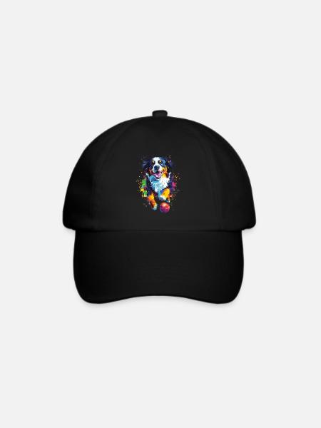 Berner Sennenhund - Baseballkappe - Schwarz/Schwarz