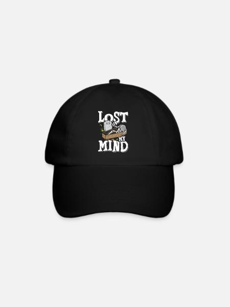 Lost my mind - Baseballkappe - Schwarz/Schwarz