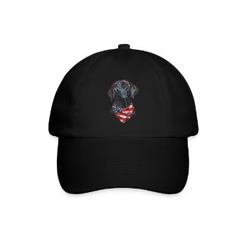 Vizsla - Baseballkappe - Schwarz/Schwarz - Vorne