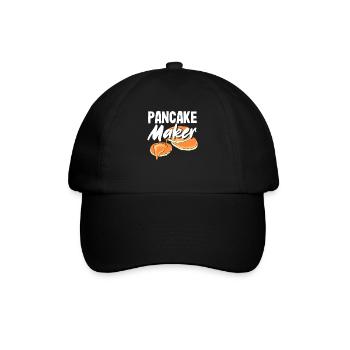 Pfannkuchen Meister Pancakes Fan - Baseballkappe - Schwarz/Schwarz - Vorne
