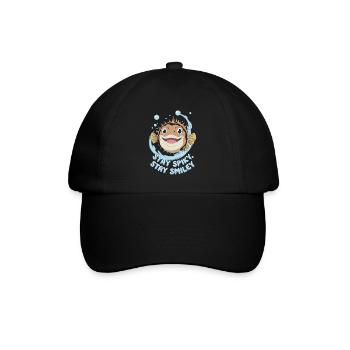 Kugelfisch-meereslebewesen-enthusiasten Quirky - Baseballkappe - Schwarz/Schwarz - Vorne