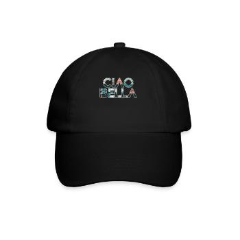 Ciao Bella - Baseballkappe - Schwarz/Schwarz - Vorne