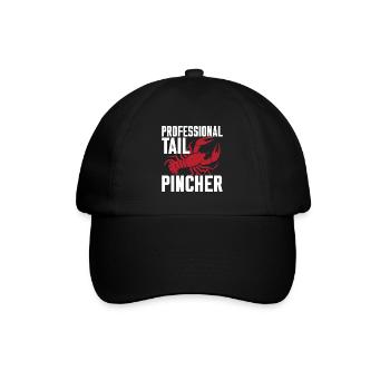 Crawfish Gifts - Baseballkappe - Schwarz/Schwarz - Vorne