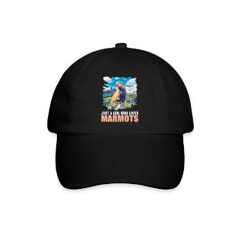 Murmeltiere Murmeltier - Baseballkappe - Schwarz/Schwarz - Vorne