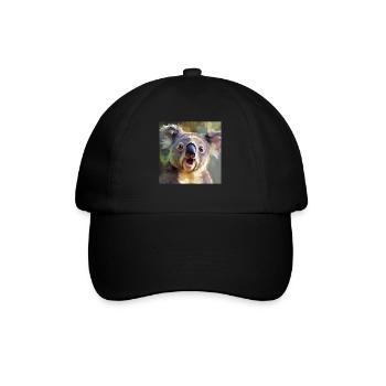 Koala - Baseballkappe - Schwarz/Schwarz - Vorne