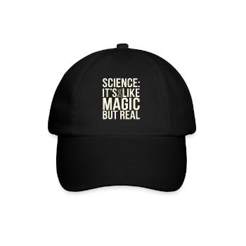 Microscope Enthusiast Lab Technician Science - Baseballkappe - Schwarz/Schwarz - Vorne