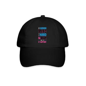 Neurosurgeon The Human Mind It's Neuroscience - Baseballkappe - Schwarz/Schwarz - Vorne