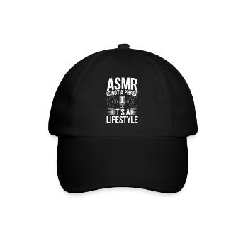 Asmr Creator Sensorische Entspannung Beruhigender - Baseballkappe - Schwarz/Schwarz - Vorne