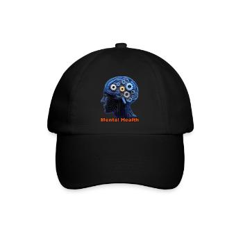 Gesundheit - Baseballkappe - Schwarz/Schwarz - Vorne