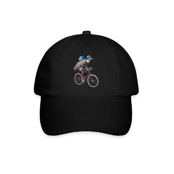 Geier - Baseballkappe - Schwarz/Schwarz - Vorne