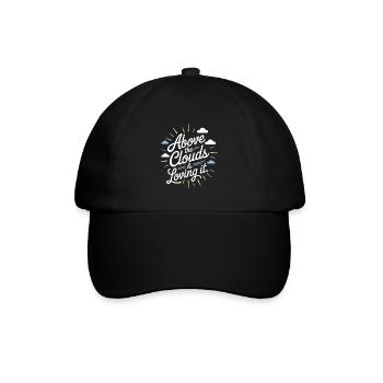 Flugbegleiterin Der Luftfahrtprofi Cabin Crew - Baseballkappe - Schwarz/Schwarz - Vorne