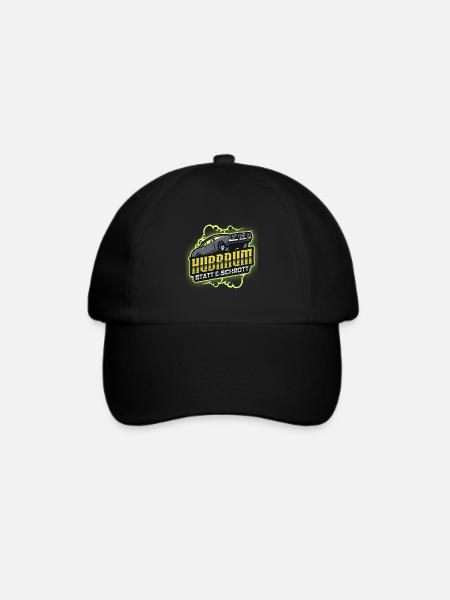 Hubraum statt E Schrott Muscle Car - Baseballkappe - Schwarz/Schwarz
