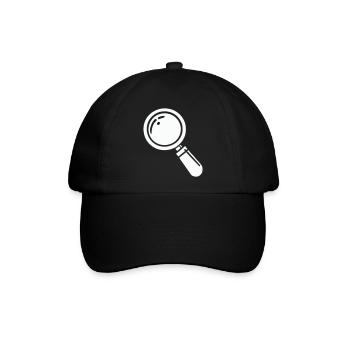 lupe - Baseballkappe - Schwarz/Schwarz - Vorne