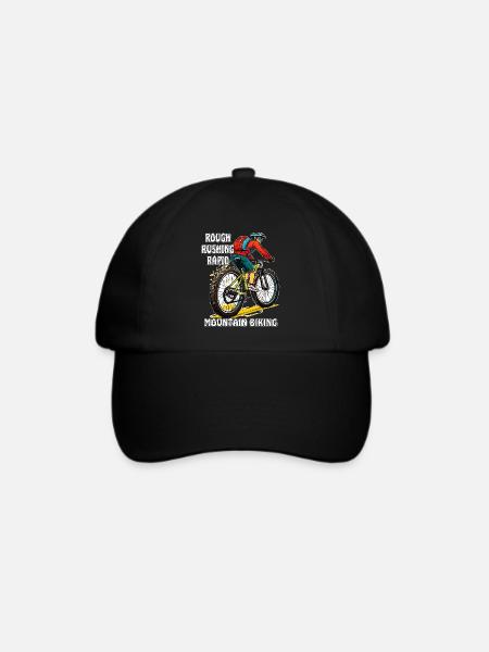MOUNTAIN BIKER ROUGH RUSHING RAPID - Baseballkappe - Schwarz/Schwarz