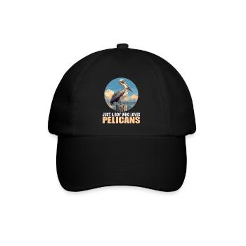 Pelikane Pelikan - Baseballkappe - Schwarz/Schwarz - Vorne