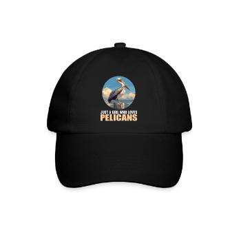 Pelikane Pelikan - Baseballkappe - Schwarz/Schwarz - Vorne