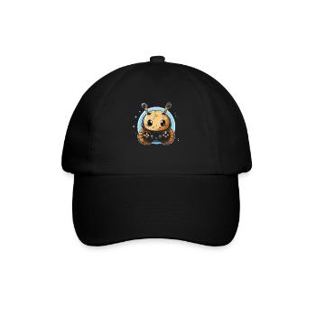 Alle Coolen Leute Züchten Winzige Dinosaurier - Baseballkappe - Schwarz/Schwarz - Vorne