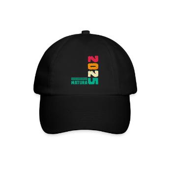 MATURA 2025 Maturanten Matura Abschluss Matura - Baseballkappe - Schwarz/Schwarz - Vorne
