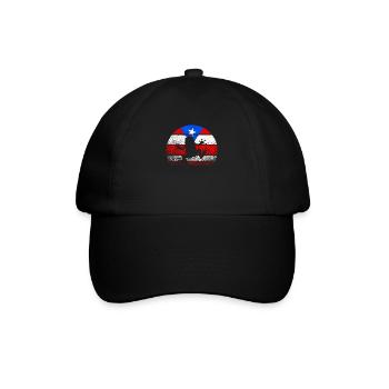 Taino erinnert an das puerto-ricanische Erbe der Coqui - Baseballkappe - Schwarz/Schwarz - Vorne