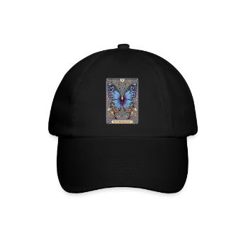 Tarotkarte - Baseballkappe - Schwarz/Schwarz - Vorne