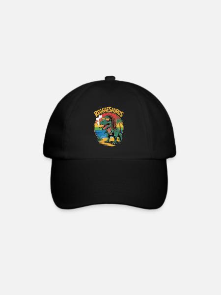 Reggaesaurus - Baseballkappe - Schwarz/Schwarz