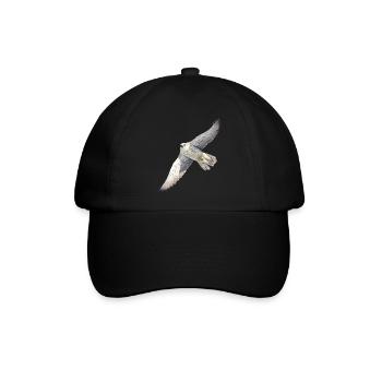 GyrFalcoin Flug - Baseballkappe - Schwarz/Schwarz - Vorne