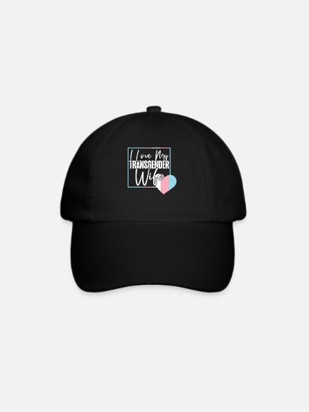 Transgender Trans LGBT Pride - Baseballkappe - Schwarz/Schwarz