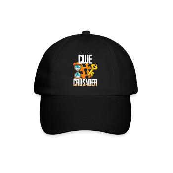 Escape Room Clue Crusader - Baseballkappe - Schwarz/Schwarz - Vorne