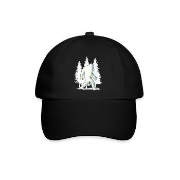 Großer Fuß, großer Fuß - Baseballkappe - Schwarz/Schwarz - Vorne