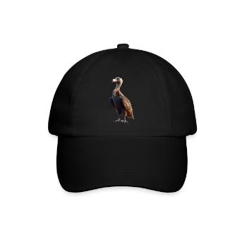 Geier Greifvogel Aasgeier Vulture Süßer Geier - Baseballkappe - Schwarz/Schwarz - Vorne