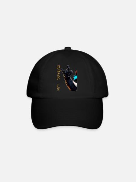 ROCK IT - Baseballkappe - Schwarz/Schwarz