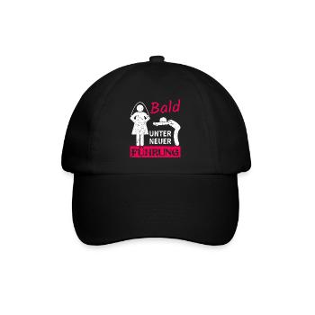 Bald Unter Neuer Führung - Baseballkappe - Schwarz/Schwarz - Vorne