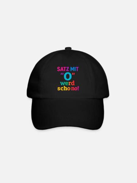 Satz mit O 2 - Baseballkappe - Schwarz/Schwarz
