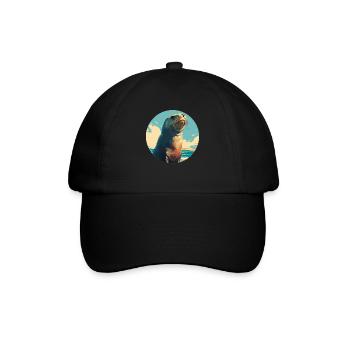 Seelöwen Seelöwe - Baseballkappe - Schwarz/Schwarz - Vorne