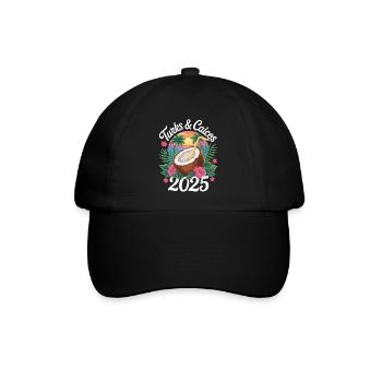 Turks- und Caicosinseln - Baseballkappe - Schwarz/Schwarz - Vorne