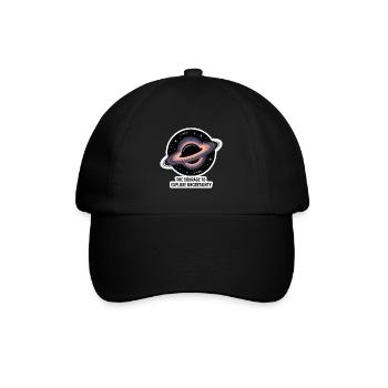 EIN SCHWARZES LOCH - Baseballkappe - Schwarz/Schwarz - Vorne