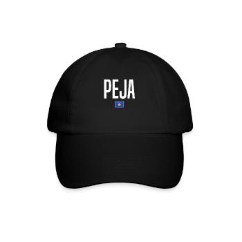 Peja Kosovo - Baseballkappe - Schwarz/Schwarz - Vorne