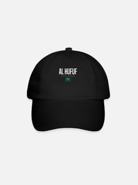 Al Hufuf Saudi-Arabien - Baseballkappe - Schwarz/Schwarz