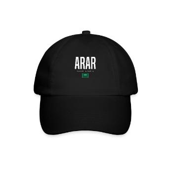 Arar Saudi-Arabien - Baseballkappe - Schwarz/Schwarz - Vorne
